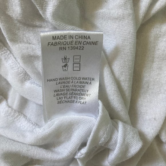 TOBI "LOOK AT THE LIGHT" IVORY WHITE LONG BELL-SLEEVE BLOUSE TOP - Picture 10 of 10